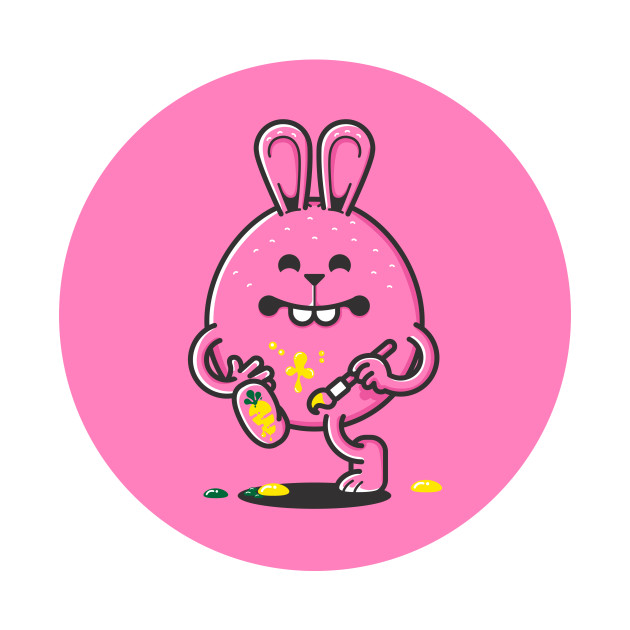 PINK RABBIT by YellowDice