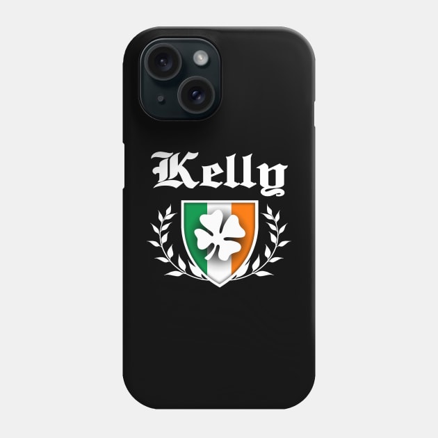 Kelly Shamrock Crest Phone Case by robotface