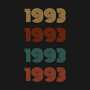 1993 retro style. born in 1993 T-Shirt