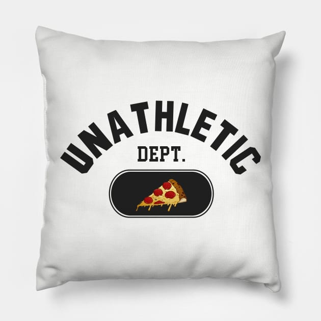 Unathletic Department Pillow by NotoriousMedia