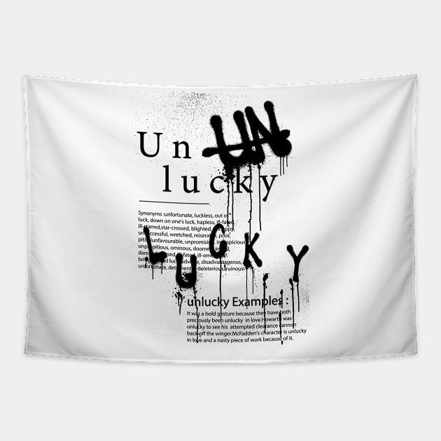 UNLUCKY Tapestry by DOJO STYLE