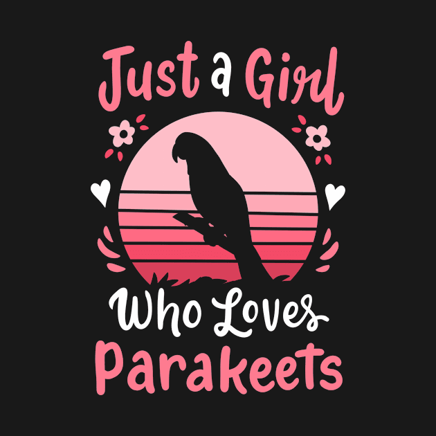 Parakeet Budgie Bird Lover Retro by CreativeGiftShop