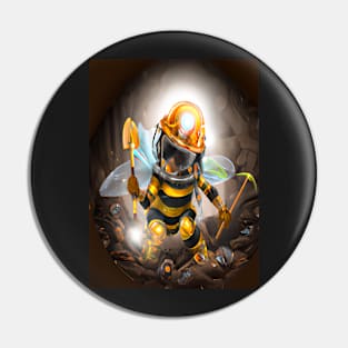 In Bee Miner Pin