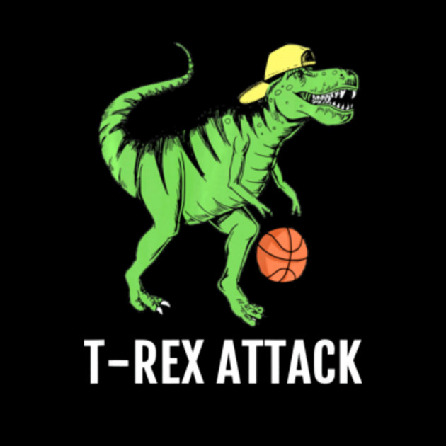 T Trex B Ball Emoji T Shirt Funny Basketball Dinosaur Tee Make