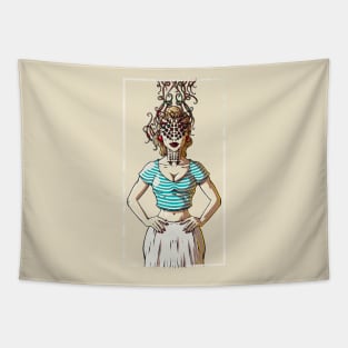 pin up trypophobia Tapestry