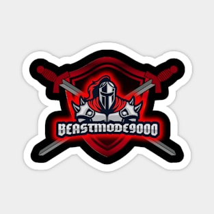 Beastmode9000's Logo (W/ Shield & Swords) Magnet