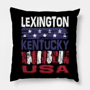 Lexington Kentucky USA T-Shirt Pillow