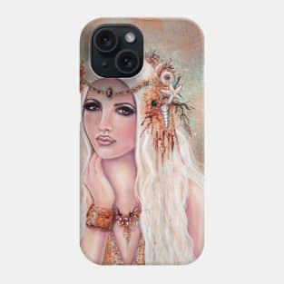 Nereides sea nymph by Renee Lavoie Phone Case