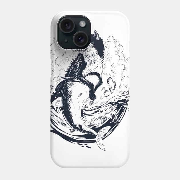 SharkWolf Phone Case by Thai_Lu