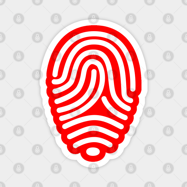 fingerprint Magnet by sj_arts