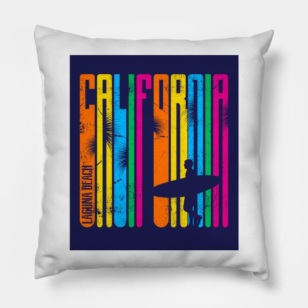 California Pillow by FunnyHedgehog