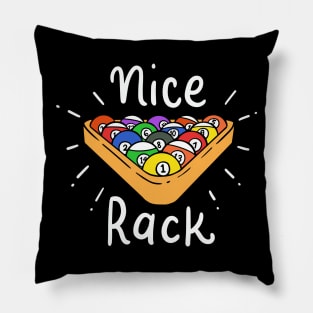 Billards: Nice Rack Pillow