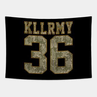 KLLRMY36camo Tapestry