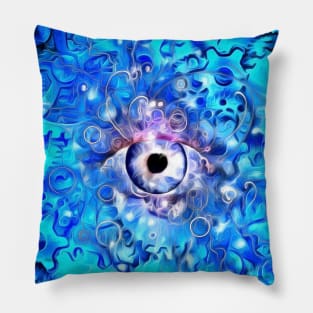 Eye and gears design Pillow