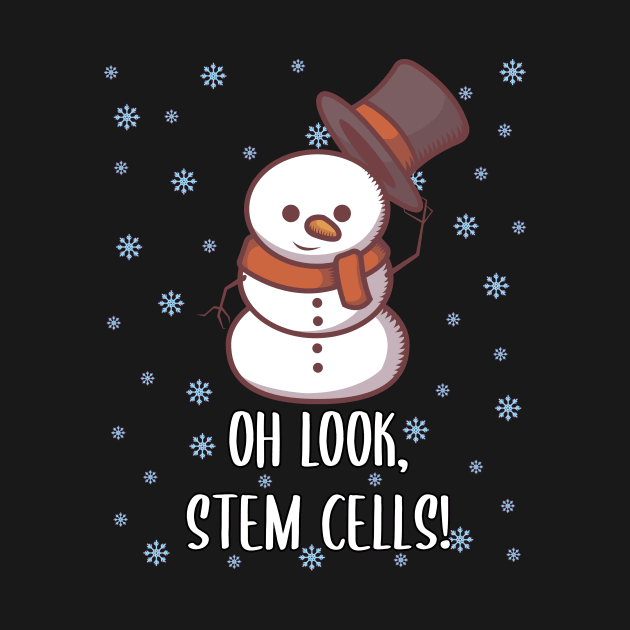 Look Stem Cells! Christmas Science Biology by MGO Design