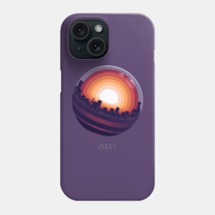 Violet Planet Phone Case