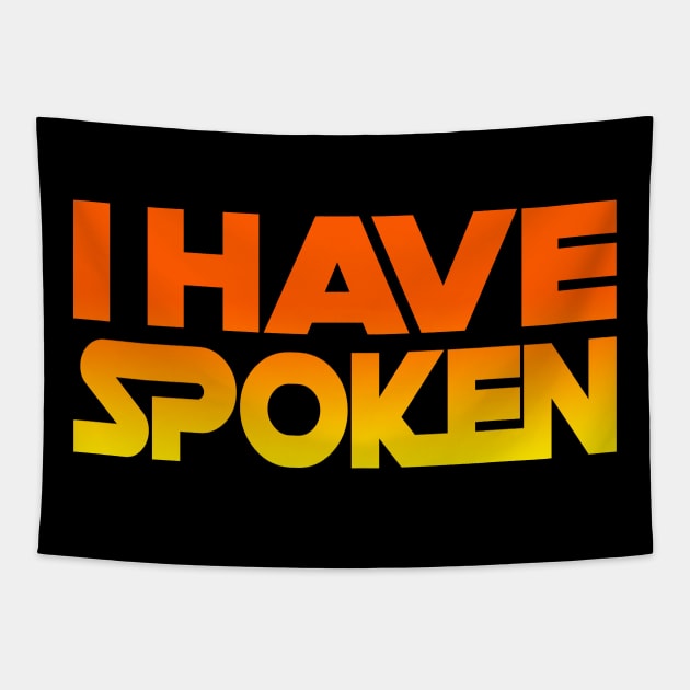 i have spoken Tapestry by Amberstore