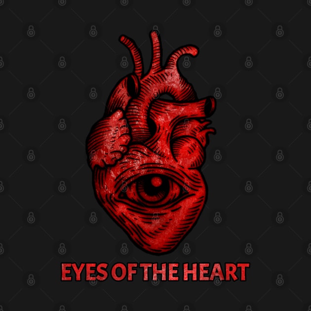 Eyes of the heart red by Wiseeyes_studios