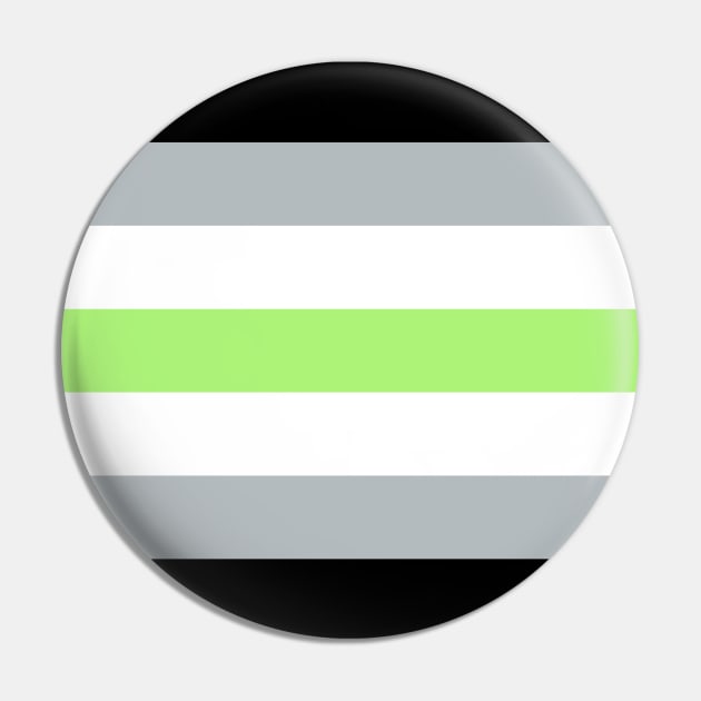 Agender Flag Pin by AnnaBanana