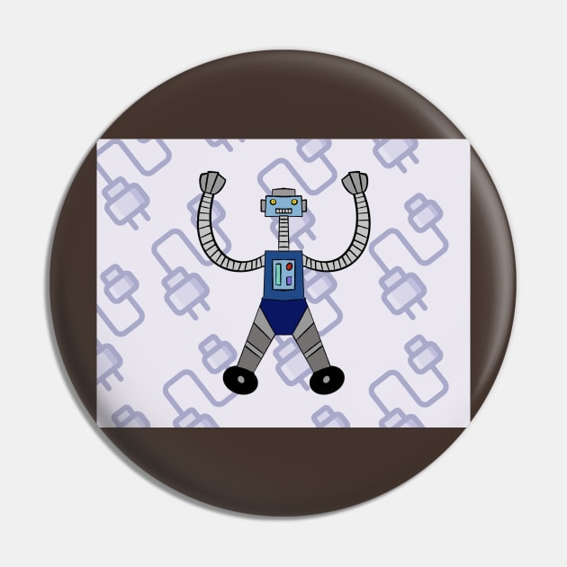 December Plugin Robot Pin by Soundtrack Alley