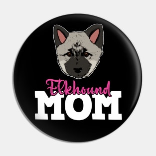 Elkhound Mom Pin