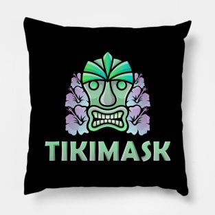 Tiki mask Character Design Pillow