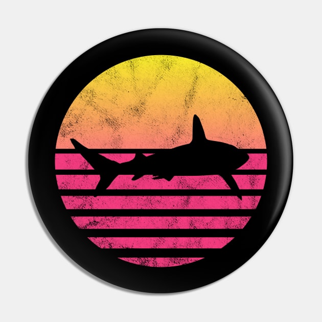 Mako Shark Merch Pin by JKFDesigns