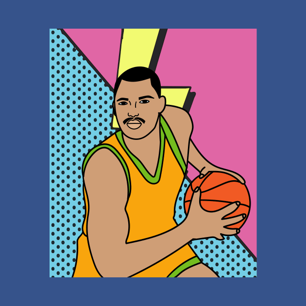 Retro Basketball Player Hobby by flofin