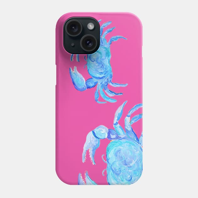 crab painting Phone Case by AudreyJane