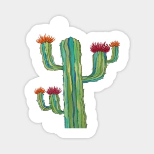 Watercolor Cactus Magnet