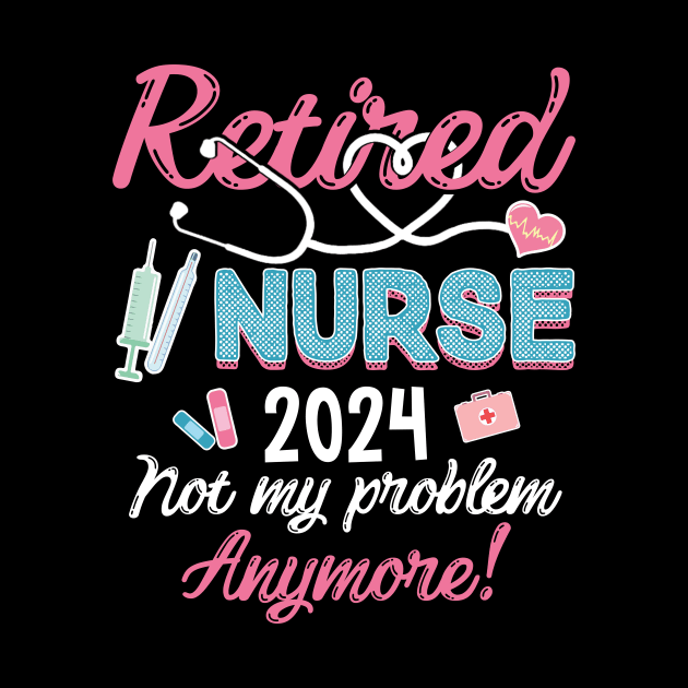 Retired Nurse est 2024 Retirement Gifts For Nurses Men Women by truong-artist-C