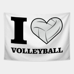 I Love Volleyball Tapestry