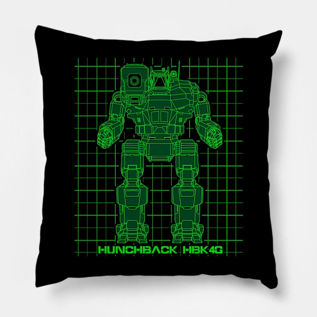 Hunchback mech Pillow by Oswald's Oddities