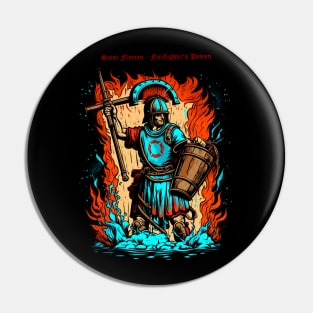 Saint Florian - Firefighter's Patron Pin