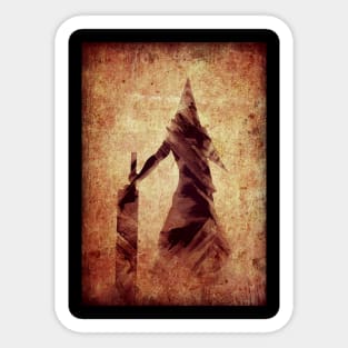 Pyramid Head (Red Pyramid Thing) Sticker for Sale by Design-By-Dan