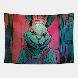 Pink Rabied Rabbit Bunny Tapestry