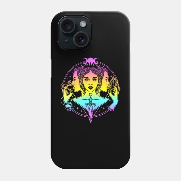 Hecate triple goddess Phone Case by OccultOmaStore