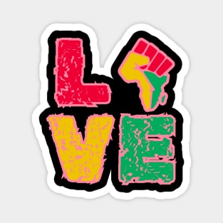 Black History Month Love For Valentines Day Magnet