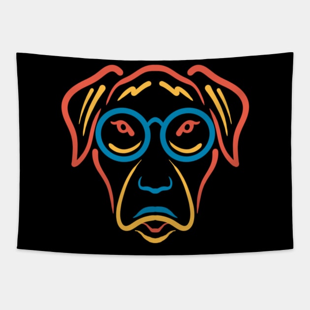 Cute dog Tapestry by Tuye Project