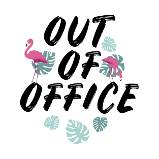 Out of Office Flamingo Summer T-Shirt