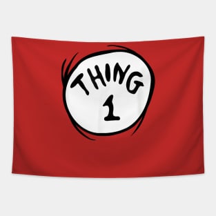 Dr. Seuss Thing 1 logo Tapestry