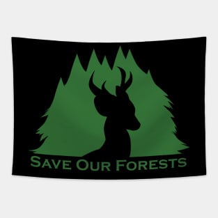 Save Our Forests Tapestry