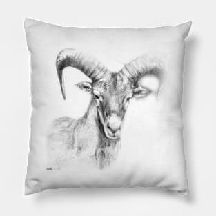 Goat Head Pillow