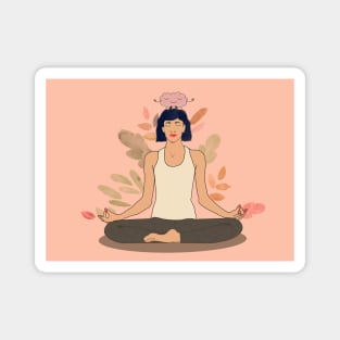 Yoga enthusiast Magnet