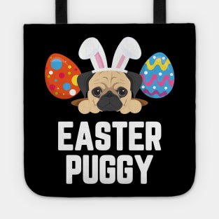 Easter Puggy Cute Dog Pug Funny Easter Tote