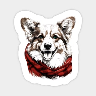 Happy Corgi Magnet