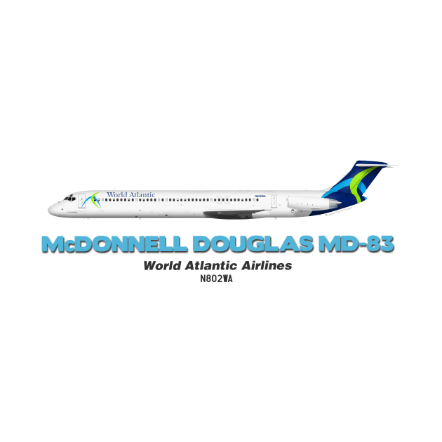 McDonnell Douglas MD-83 - World Atlantic Airlines by TheArtofFlying