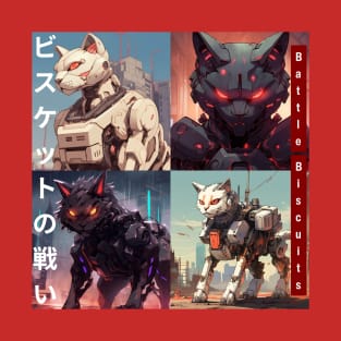 Evangelion Inspired Anime With Cat Shirt For Anime Fan Of Mechs With Cats Being Cute Drawing For Anime With Pet Lover Gift In Mind For You T-Shirt