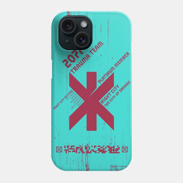 Cyberpunk Trauma Team Phone Case by TraviB