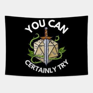 You can Certainly Try Critical Fail D20 Dice Roleplaying Tapestry